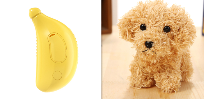 Gentle Pet Grooming Brush - Self-Cleaning Deshedding Tool for Cats & Dogs