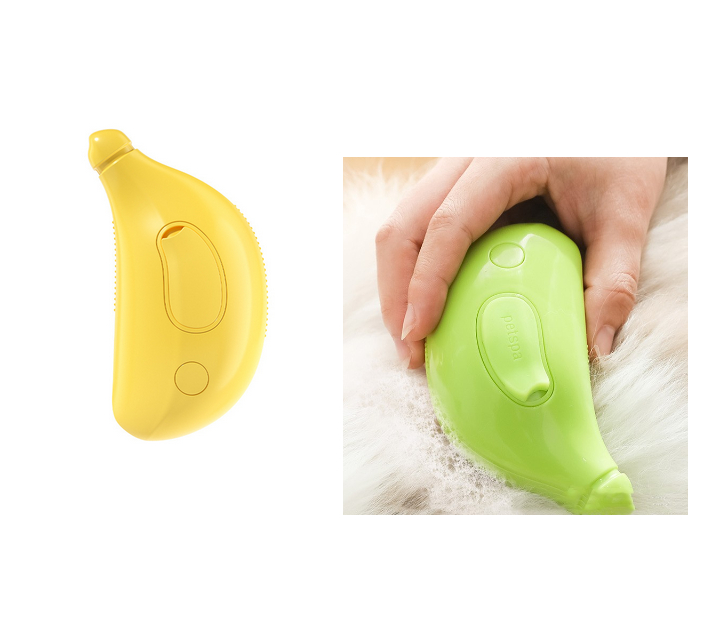 Gentle Pet Grooming Brush - Self-Cleaning Deshedding Tool for Cats & Dogs