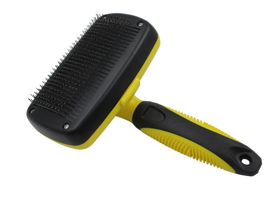 Self-Cleaning Automatic Pet Grooming Brush - Removes Loose Hair & Massages Skin