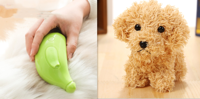 Gentle Pet Grooming Brush - Self-Cleaning Deshedding Tool for Cats & Dogs