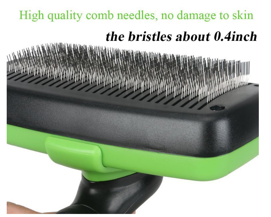 Self-Cleaning Automatic Pet Grooming Brush - Removes Loose Hair & Massages Skin